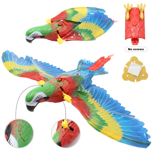 Interactive Flying Bird Cat Toy